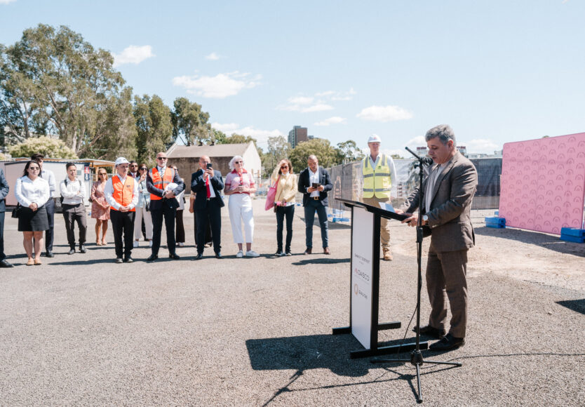 Sod Turning - Danks St. District 